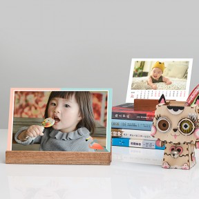 奥古曼木质插卡台历