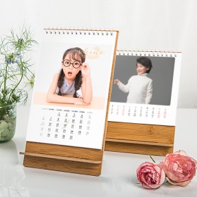 木质多功能三角台历